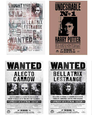 Harry Potter Wanted Poster Cutouts Pack of 12