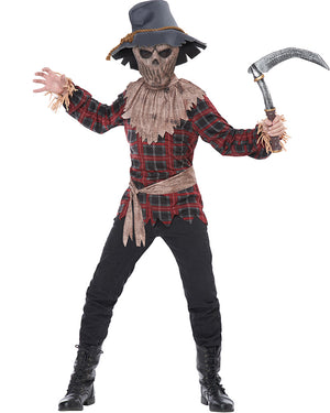 Harvest of Horror Scarecrow Boys Costume