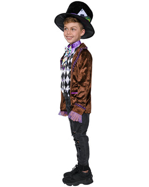 Hatter Madness Deluxe Boys Costume