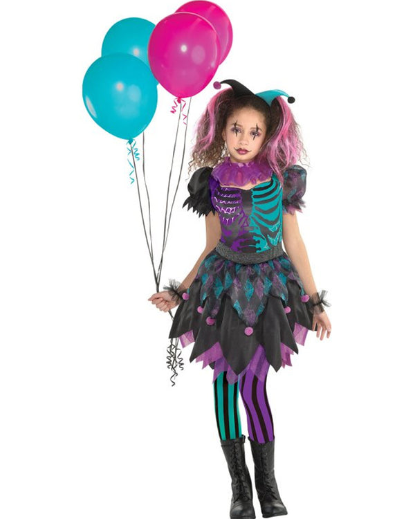 Haunted Harlequin Girls Costume
