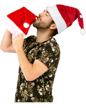 Christmas Hidden Drinks Flask Santa Hat