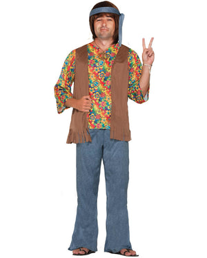60s Hippie Dude Mens Costume