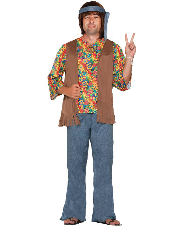 60s Hippie Dude Mens Costume