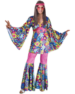 Hippie Girl Womens Costume