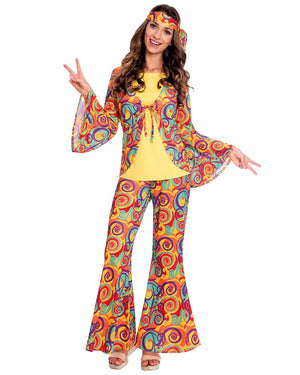 Hippy Womens Costume Size 12-14