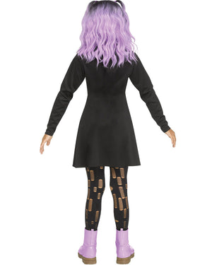 Holographic Skele Dress Girls Costume