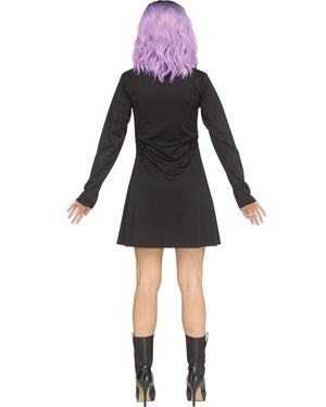 Holographic Skeleton Womens Costume