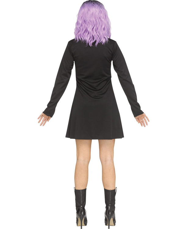 Holographic Skeleton Womens Costume