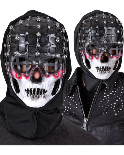 Hooded Living Dead Studded Mask