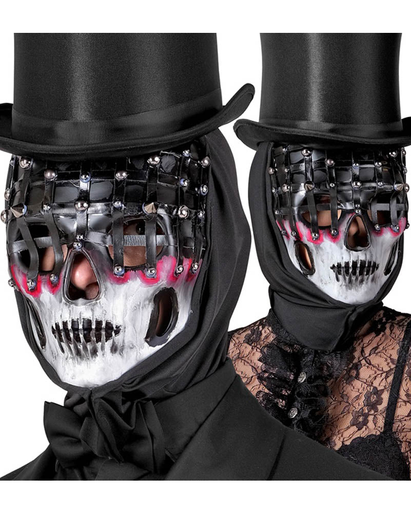 Hooded Living Dead Studded Mask