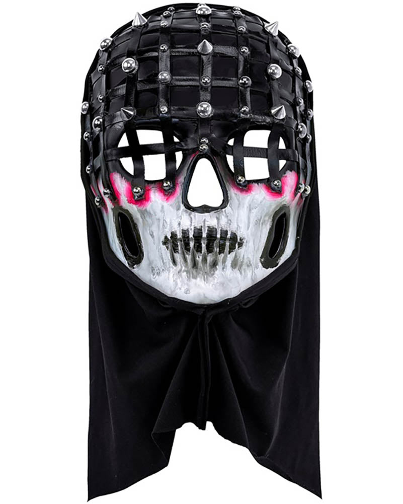 Hooded Living Dead Studded Mask