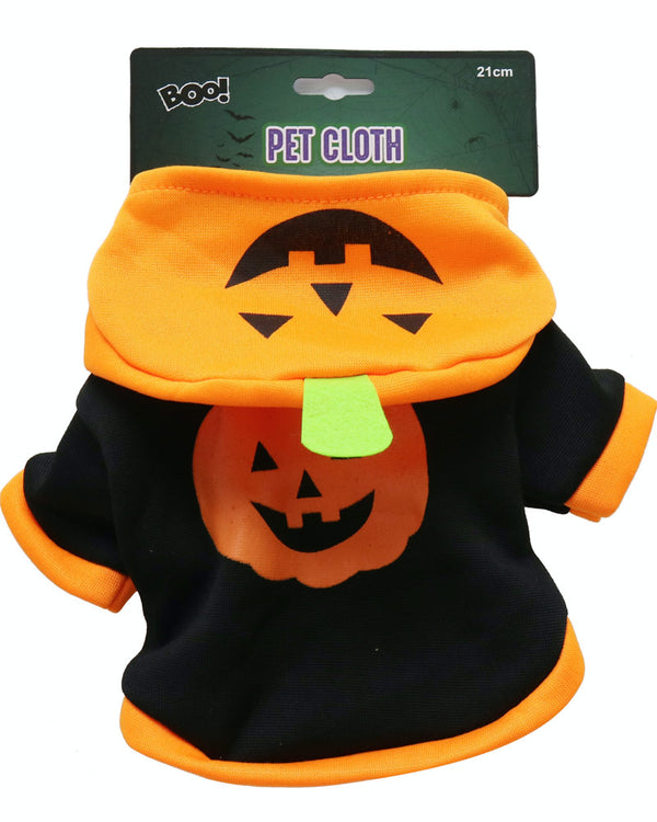 Hooded Pumpkin Pet Costume