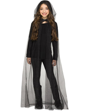 Hooded Sparkle Kids Cape