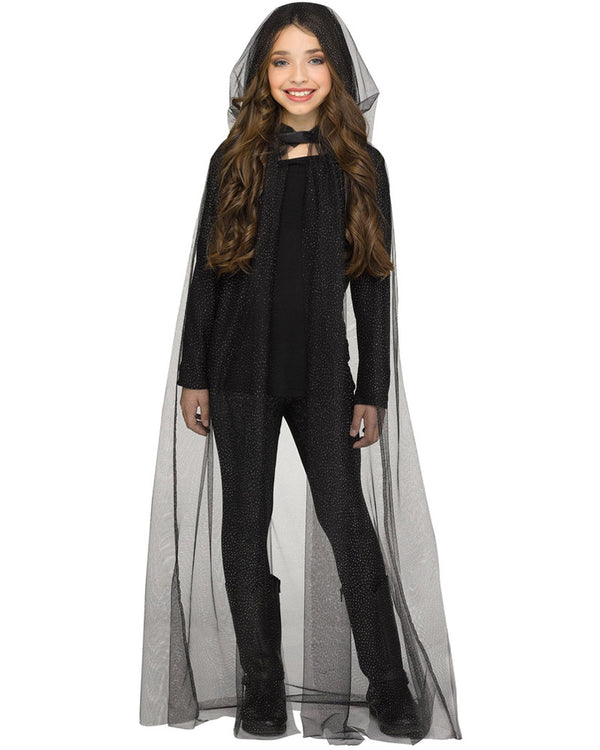 Hooded Sparkle Kids Cape