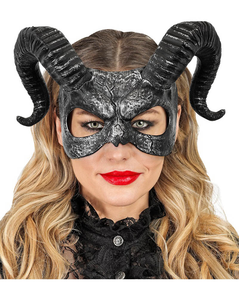 Horns Hard Plastic Mask