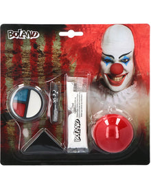 Horror Clown Face Paint Set For Halloween