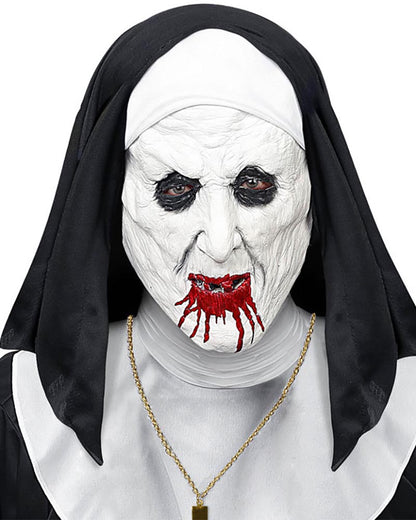 Horror Nun Mask with Headpiece