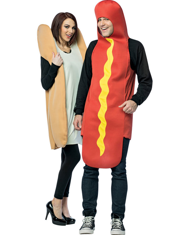 Hot Dog and Bun Couples Costume