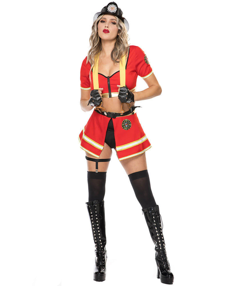 Hot Firefighter Womens Costume