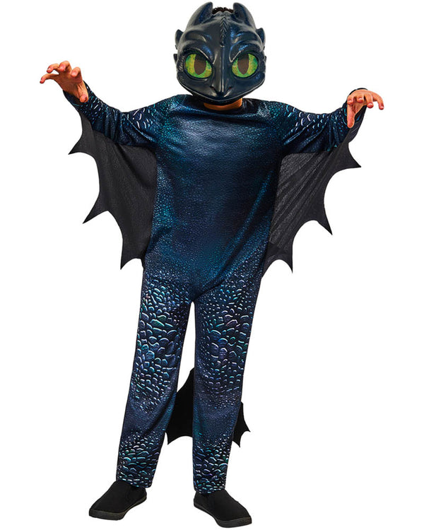 How To Train Your Dragon Toothless Night Fury Deluxe Kids Costume