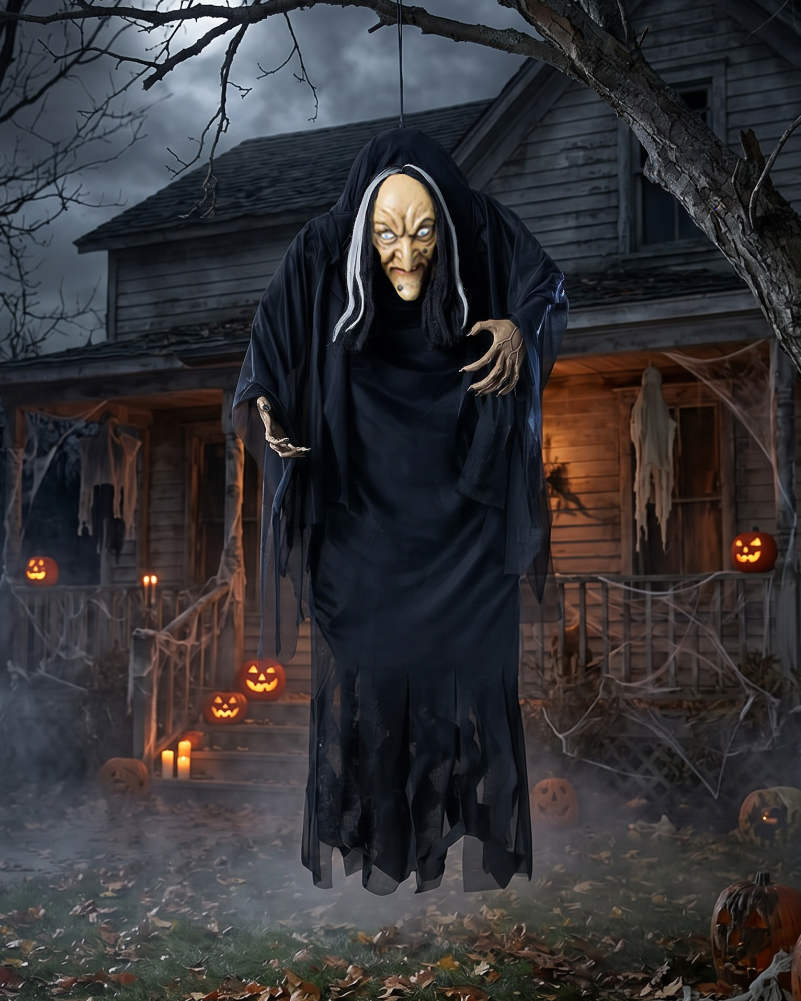 Hunchback Witch 1.4m For Halloween