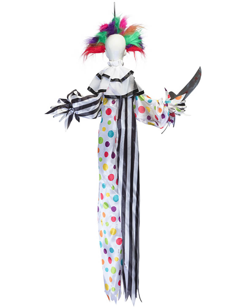 Hungry Clown Animated Hanging Decoration 1.2m