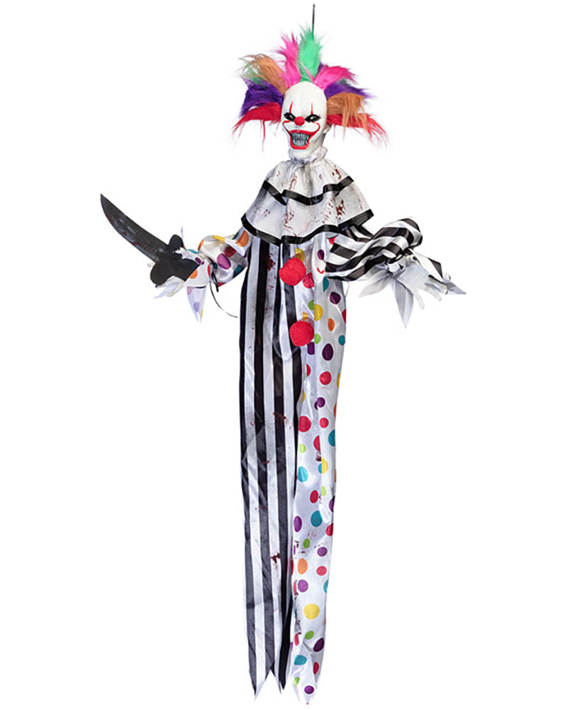 Hungry Clown Animated Hanging Decoration 1.2m