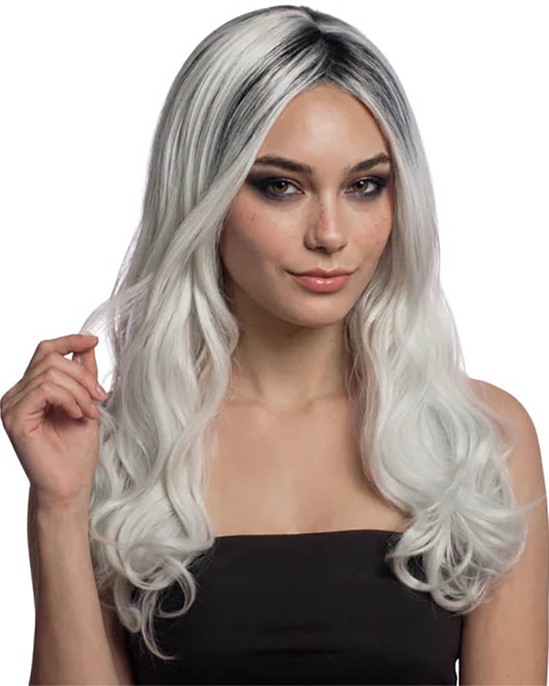 Viva Sophia Long Ice Silver Deluxe Wig
