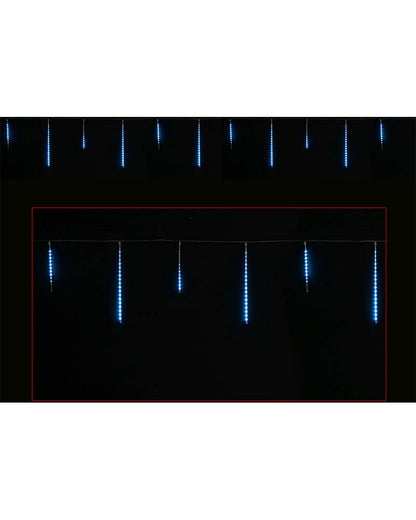 Icy Blue Melting Icicle Tubes Christmas Lights Pack of 12