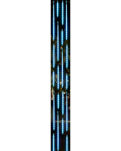 Icy Blue Melting Icicle Tubes Christmas Lights Pack of 12