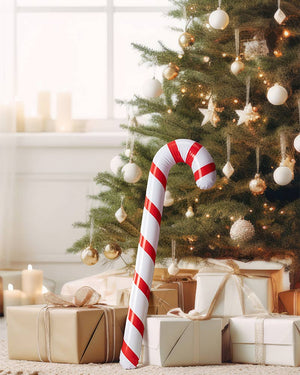 Inflatable Candy Cane Christmas Prop 85cm