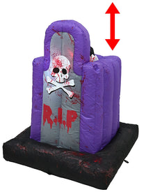 Pop Up RIP Monster Lawn Halloween Inflatable 1.1m