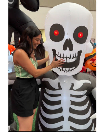 Skeleton Lawn Halloween Inflatable 1.8m