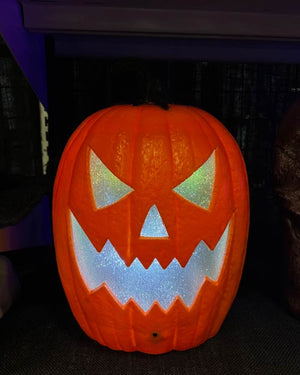 Light Up Jack-O-Lantern Decoration with Sound 30cm