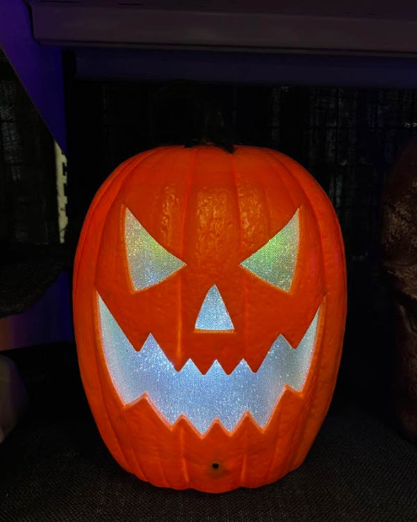 Light Up Jack-O-Lantern Decoration with Sound 30cm