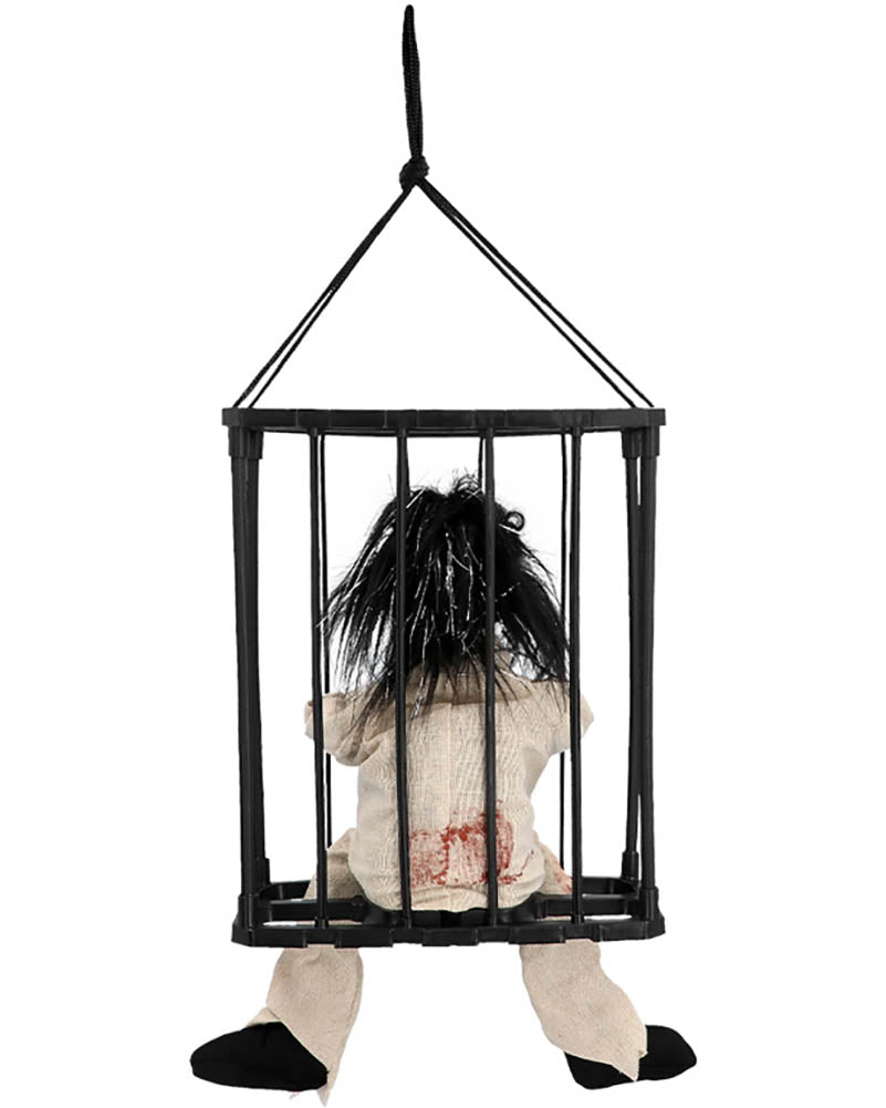 Jail House Ghost Animated Halloween Decoration 28cm