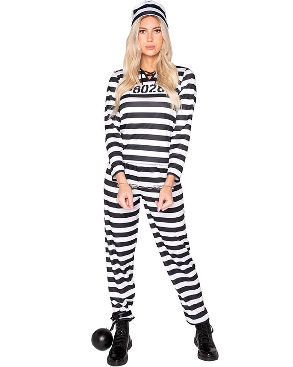 Jailbird Womens Costume