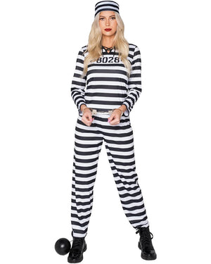 Jailbird Womens Costume