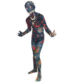 Jaw Dropper Burnt Zombie Morphsuit Boys Costume