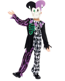 Jester Boys Halloween Costume 8-10 Years