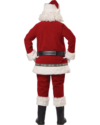 Jolly Santa Claus Deluxe Mens Costume
