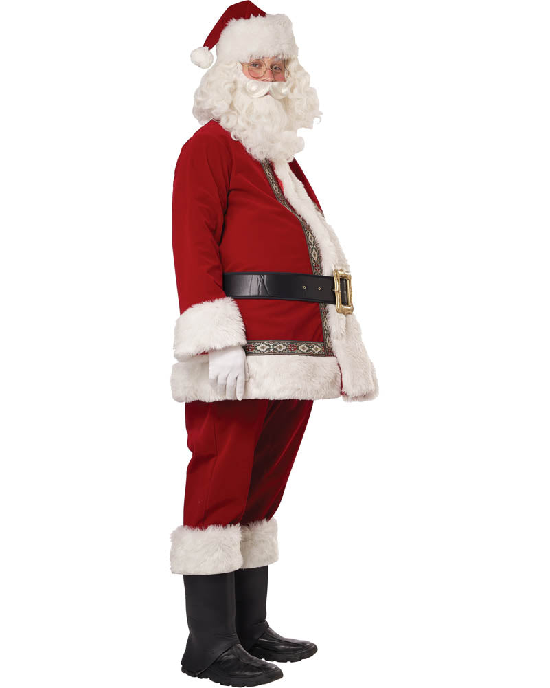 Jolly Santa Claus Deluxe Mens Costume