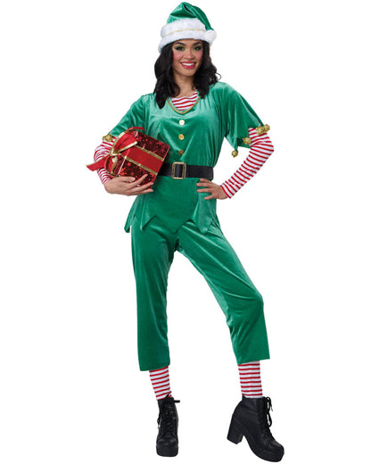 Joyful Elf Womens Costume