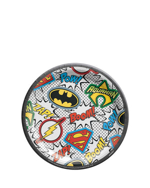 Justice League Heros Unite 17cm Paper Plates Pack of 8
