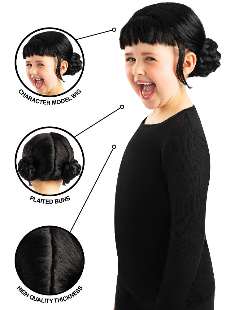 K-Pop Demon Hunters Zoey Short Black Kids Wig