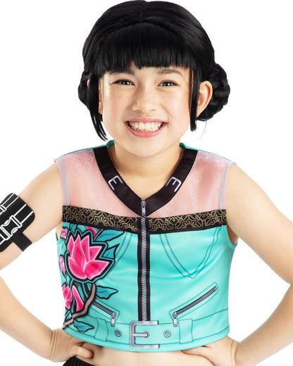 K-Pop Demon Hunters Zoey Short Black Kids Wig