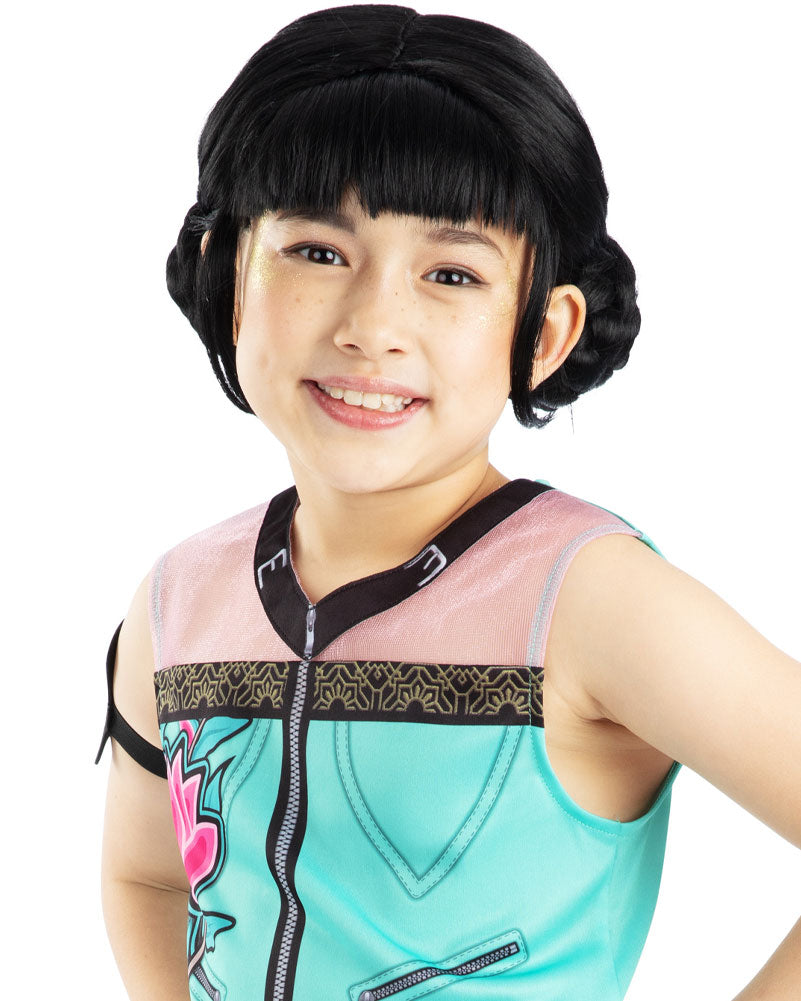 K-Pop Demon Hunters Zoey Short Black Kids Wig