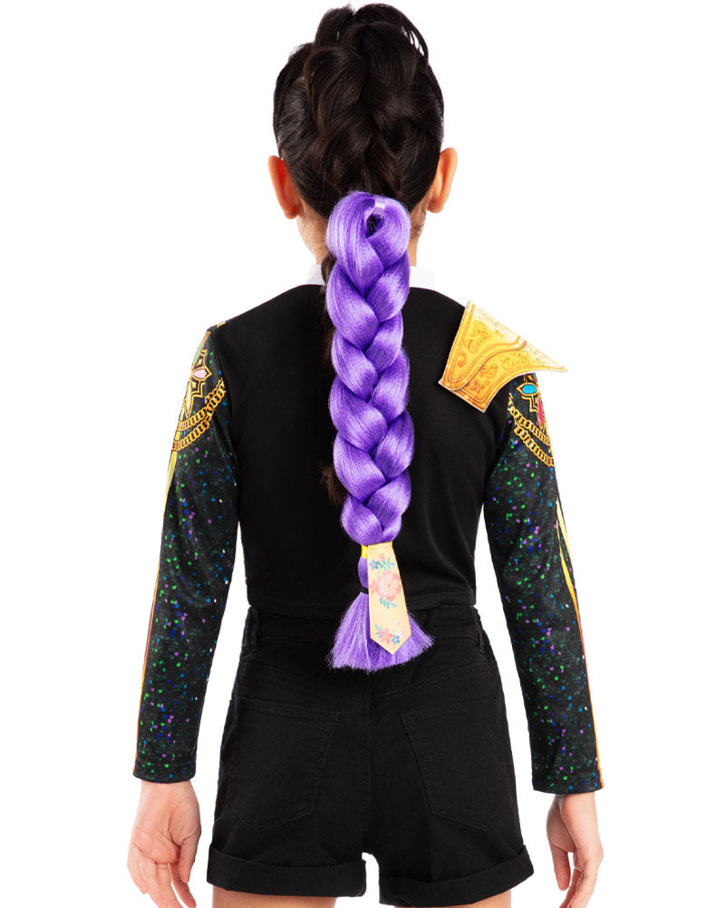 K-Pop Demon Hunters Rumi Kids Clip On Hair Braid 40cm
