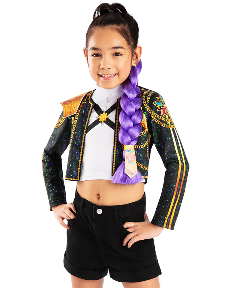 K-Pop Demon Hunters Rumi Kids Clip On Hair Braid 40cm