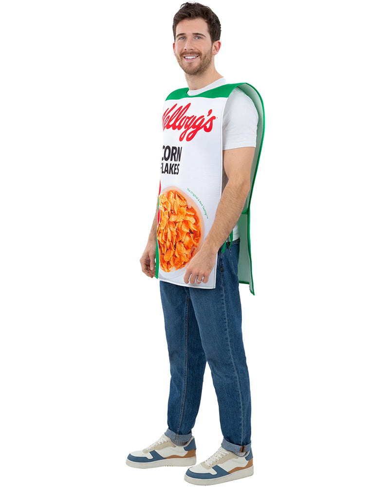 Kelloggs Corn Flakes Cereal Box Adult Costume